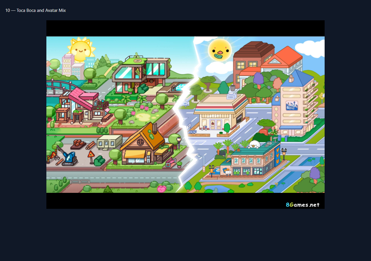 Toca Boca and Avatar Mix during the isolated browser check